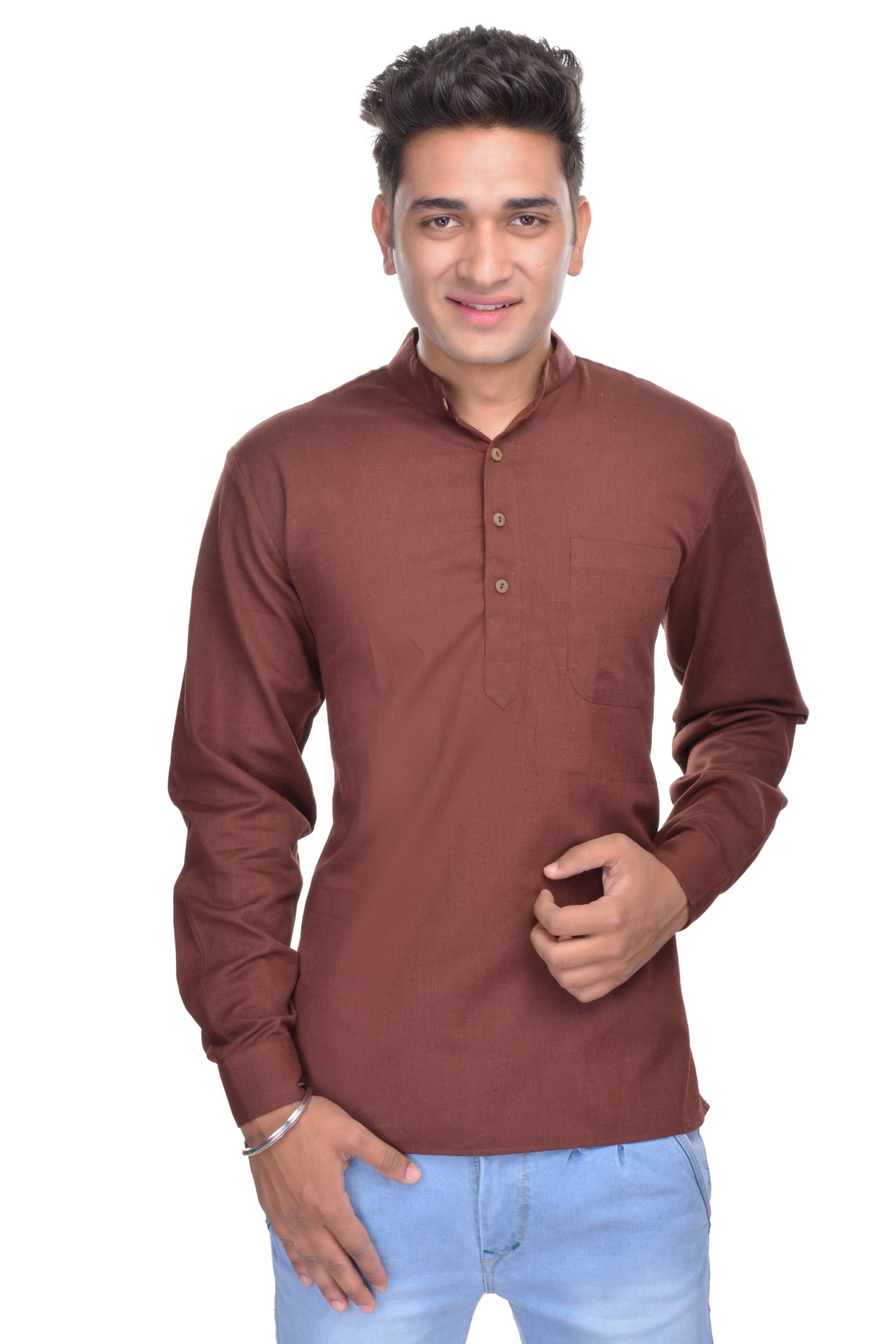 Men Cotton Short Kurta