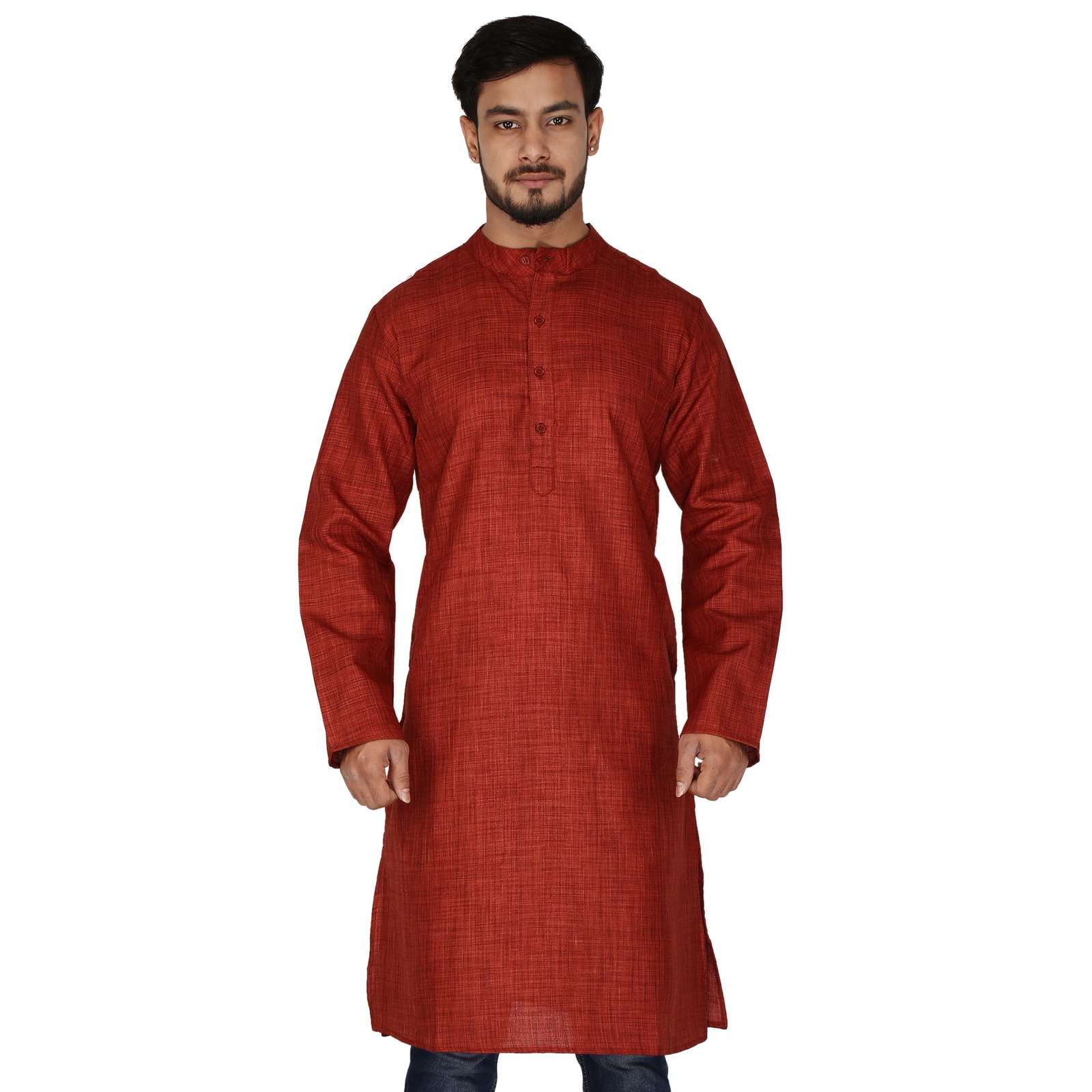 Men Art Silk Long Kurta