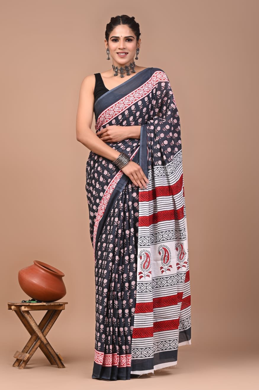 Cotton Printed Saree