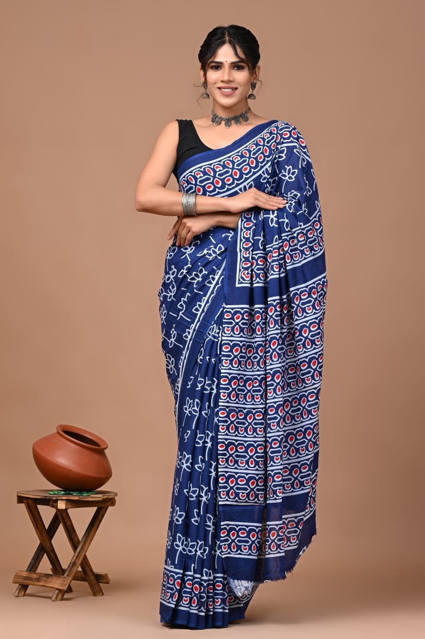 Cotton Printed Saree