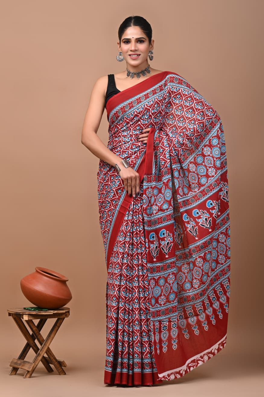 Cotton Printed Saree
