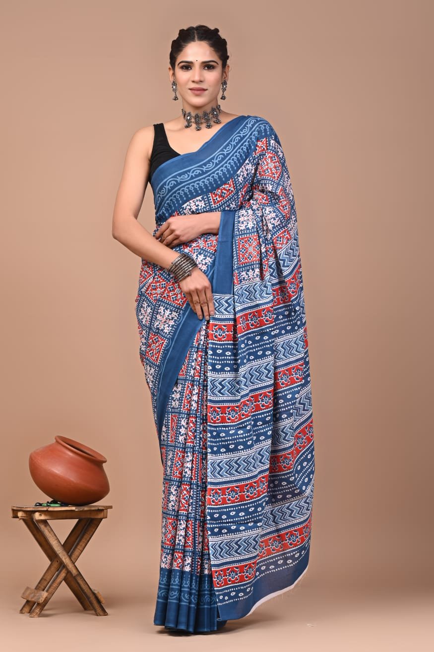 Cotton Printed Saree