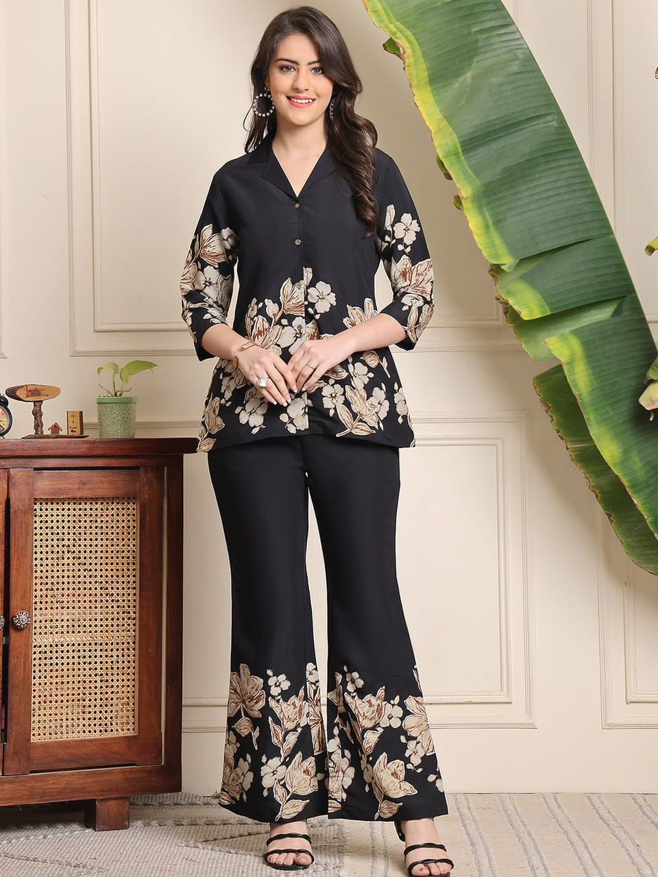 Cotton Printed Cord Set