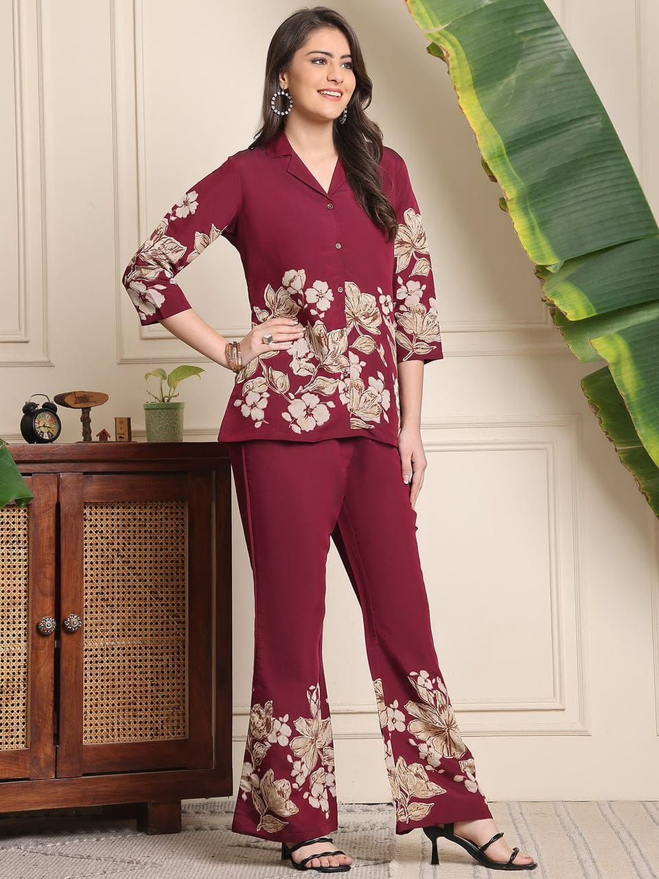 Cotton Printed Cord Set
