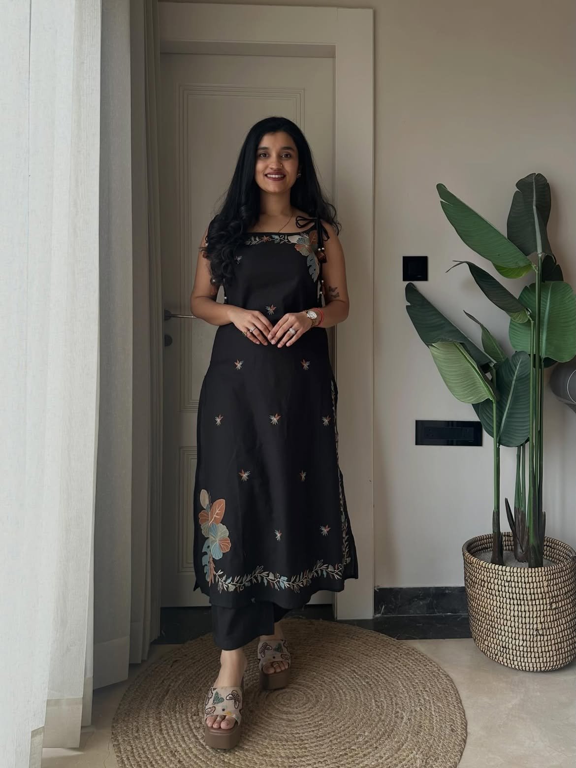 Cotton Flex Embroidered Stitched Suit Set