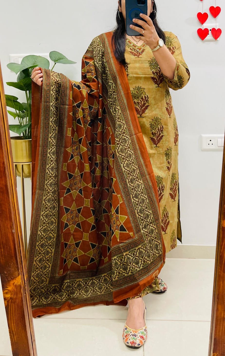 Cotton Printed Stitched Suit Set