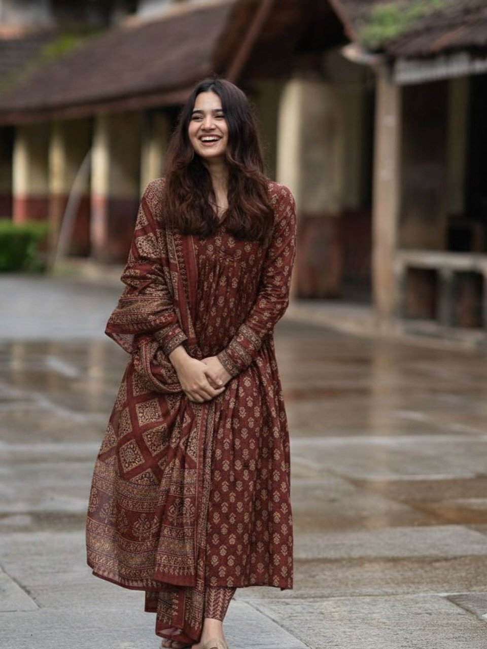 Cotton Printed Stitched Suit Set