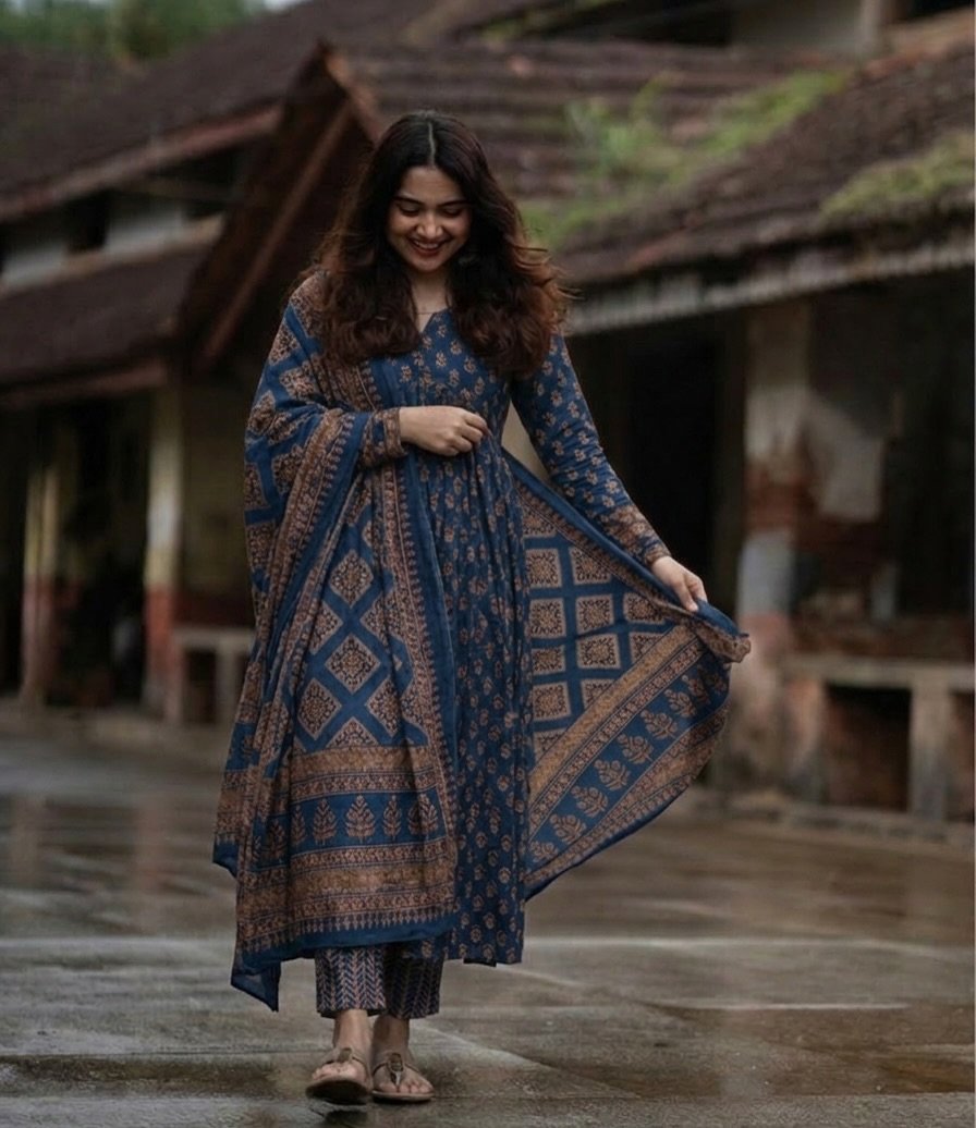 Cotton Printed Stitched Suit Set