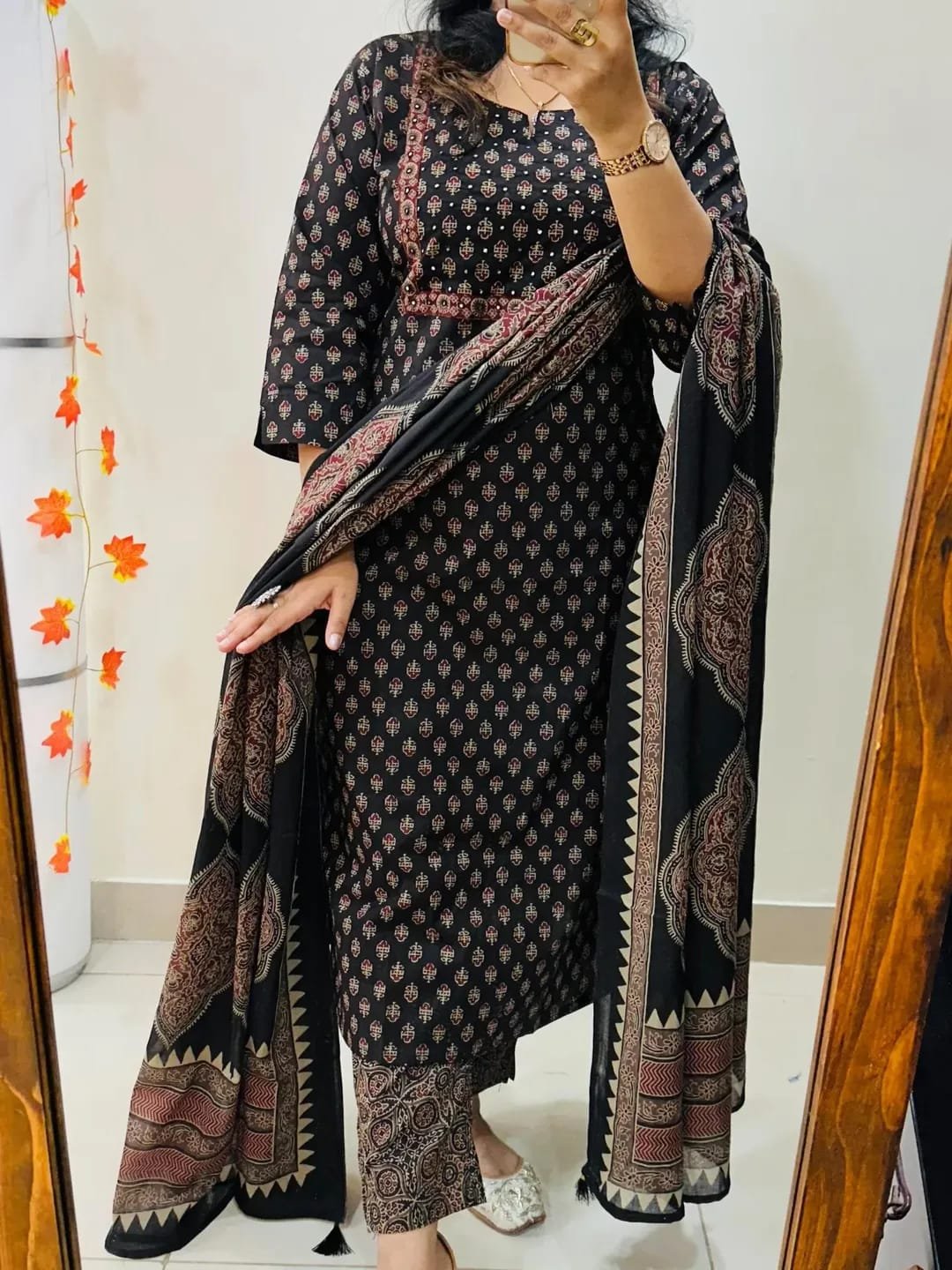 Cotton Printed Stitched Suit Set