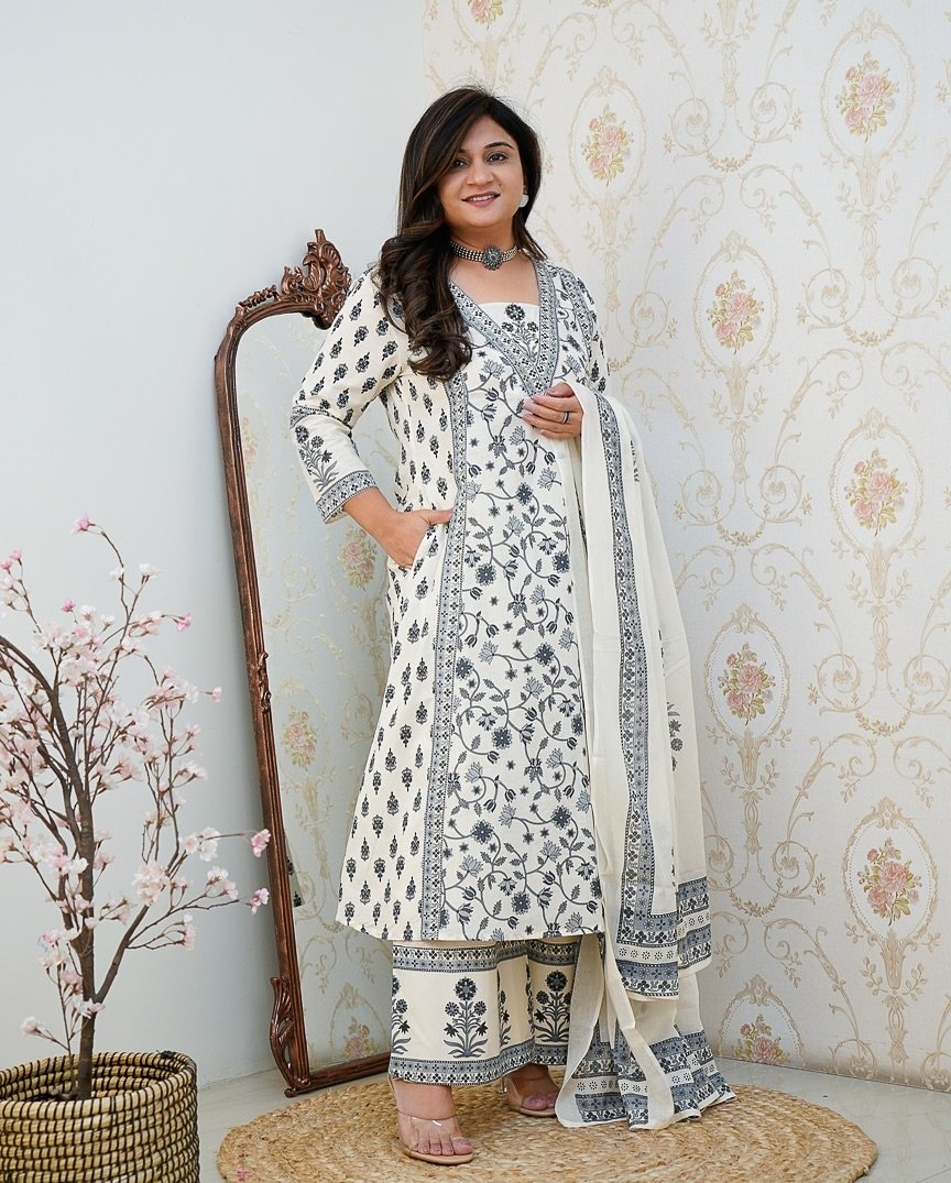 Cotton Printed Stitched Suit Set