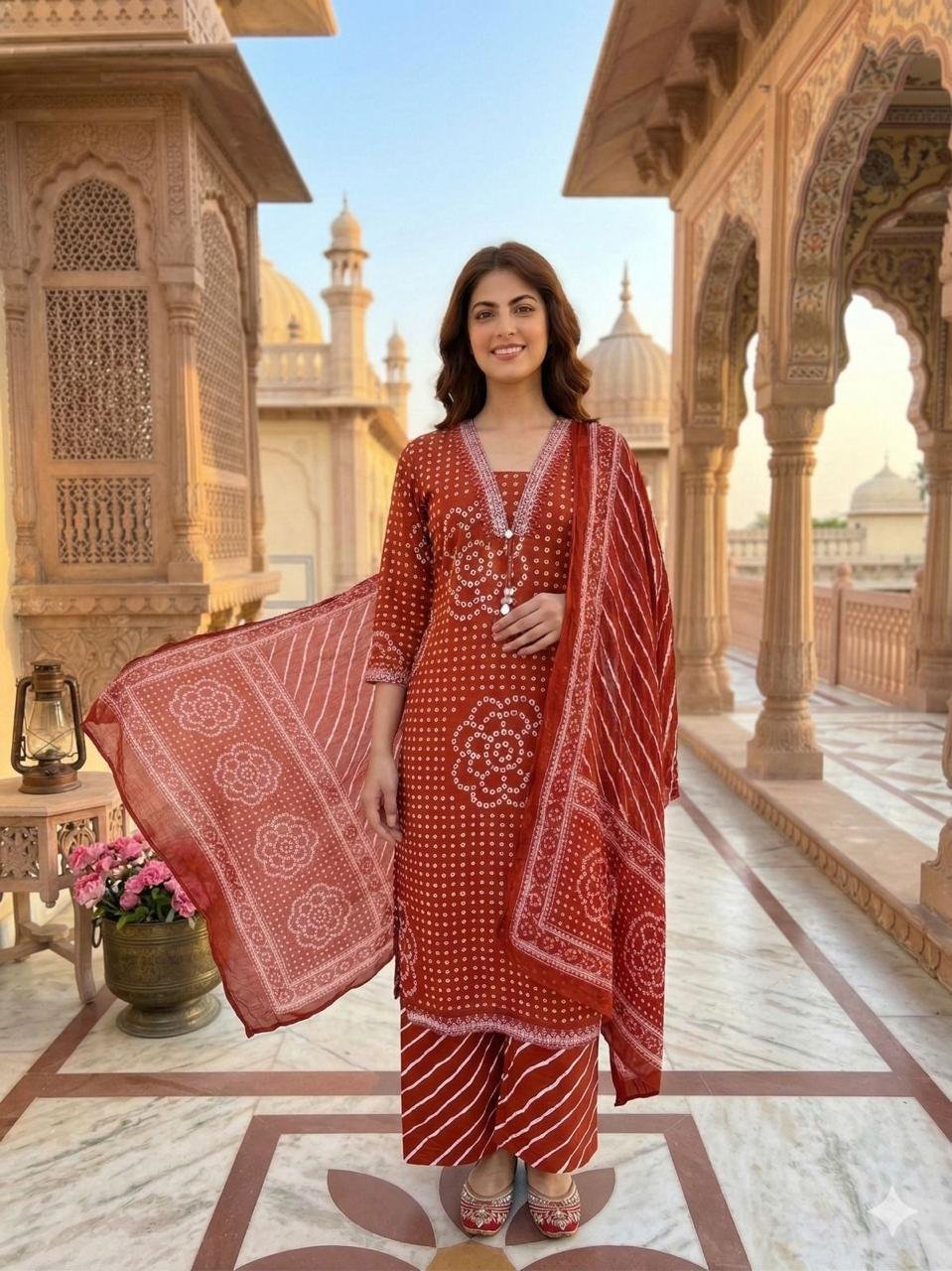 Cotton Printed Stitched Suit Set