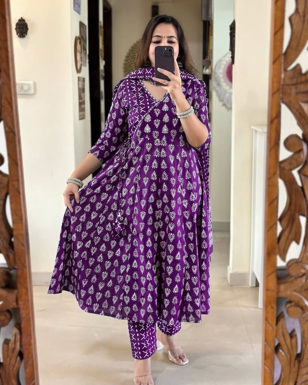 Cotton Printed Stitched Suit Set
