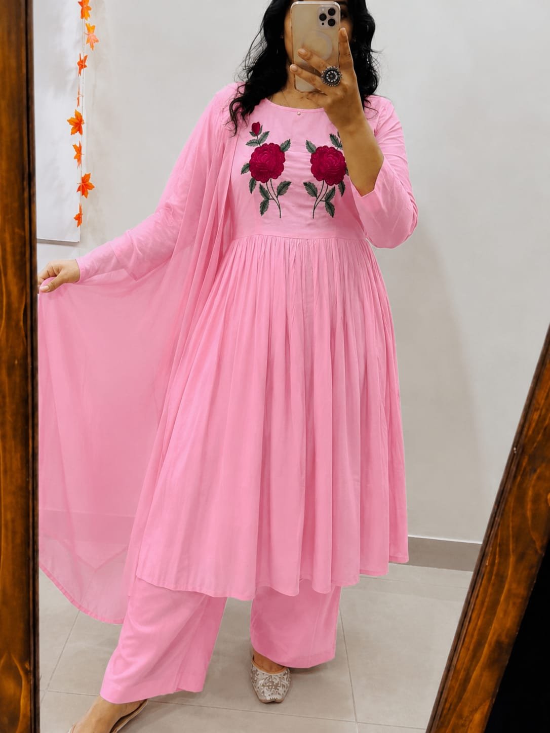 Cotton Embroidered Stitched Suit Set