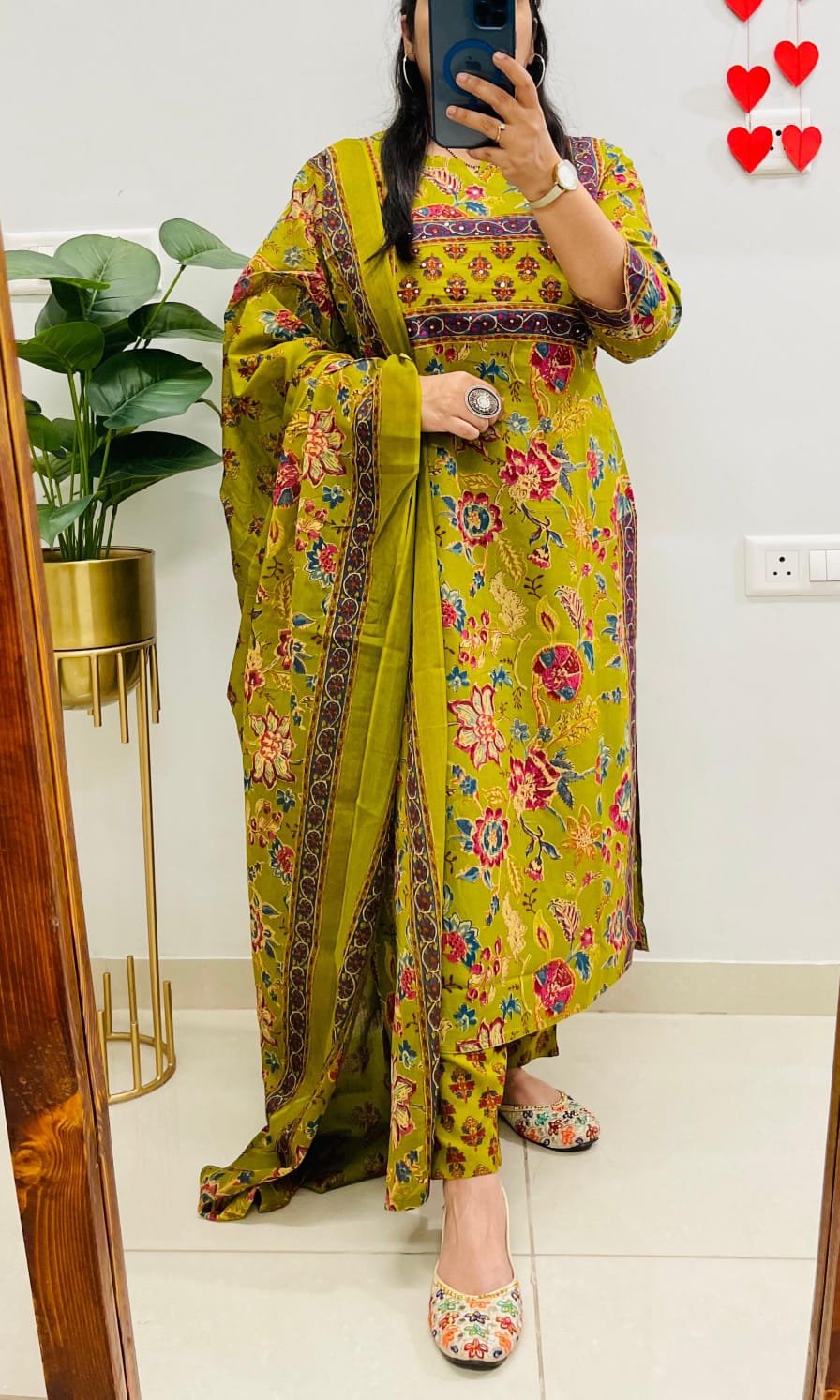 Cotton Printed Stitched Suit Set