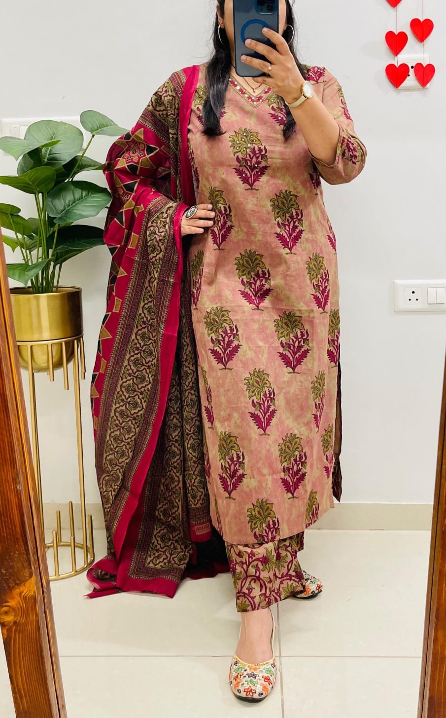 Cotton Printed Stitched Suit Set